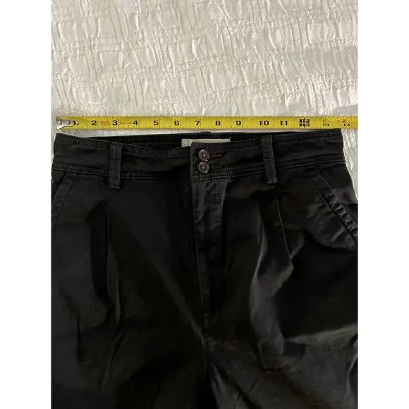 Everlane Wide- Leg Pants  Black Cargo Pants Size 2 - Picture 5 of 5